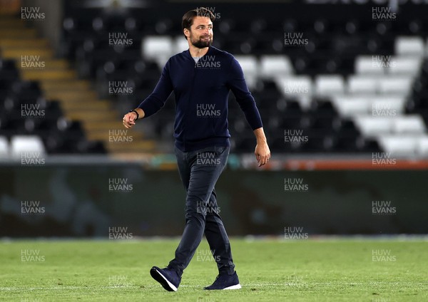 150921 - Swansea City v Millwall - SkyBet Championship - Swansea City Manager Russell Martin