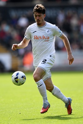270925 - Swansea City v Millwall - Sky Bet Championship - Josh Key of Swansea City