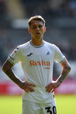 270925 - Swansea City v Millwall - Sky Bet Championship - Ethan Galbraith of Swansea City