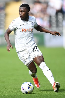 270925 - Swansea City v Millwall - Sky Bet Championship - Zeidane Inoussa of Swansea City