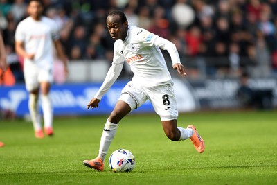270925 - Swansea City v Millwall - Sky Bet Championship - Malick Yalcouye of Swansea City