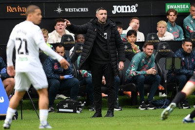 270925 - Swansea City v Millwall - Sky Bet Championship - Alan Sheehan, Swansea City Manager