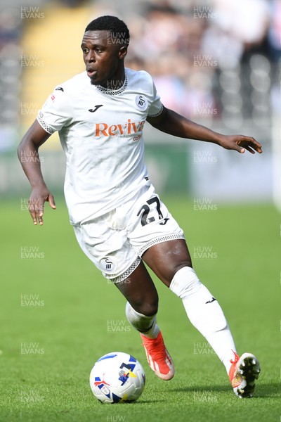 270925 - Swansea City v Millwall - Sky Bet Championship - Zeidane Inoussa of Swansea City