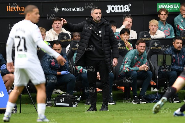 270925 - Swansea City v Millwall - Sky Bet Championship - Alan Sheehan, Swansea City Manager