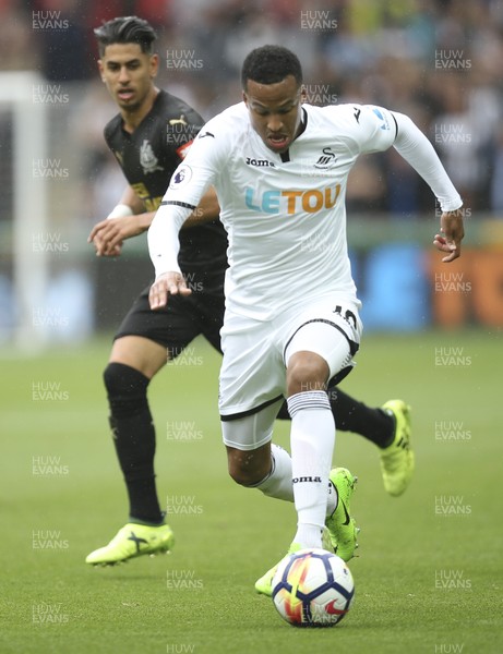 100917 - Swansea City v Newcastle United, Premier League - Martin Olsson