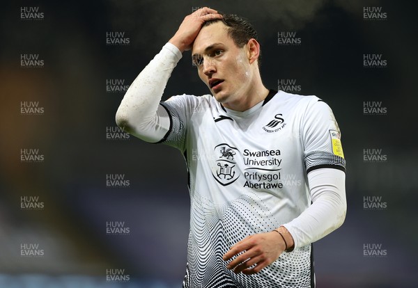 050221 - Swansea City v Norwich City - SkyBet Championship - Connor Roberts of Swansea City