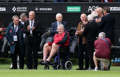 101026 - Swansea City v Norwich City - SkyBet Championship - John Toshack on the pitch before the game