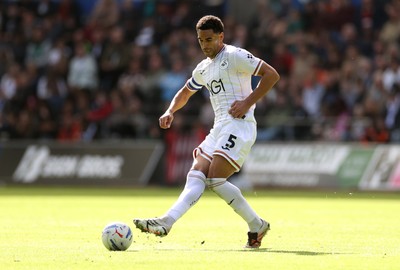 101026 - Swansea City v Norwich City - SkyBet Championship - Ben Cabango of Swansea 