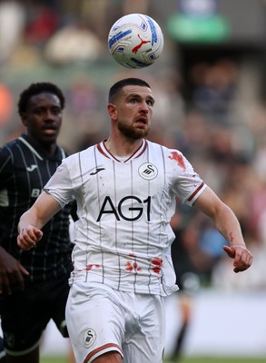 101026 - Swansea City v Norwich City - SkyBet Championship - Zan Vipotnik of Swansea 