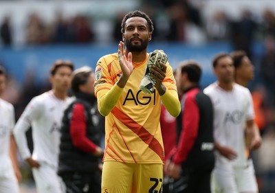 101026 - Swansea City v Norwich City - SkyBet Championship - Lawrence Vigouroux of Swansea 