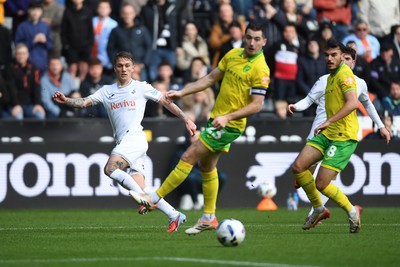 251025 - Swansea City v Norwich City - Sky Bet Championship - Ethan Galbraith of Swansea City