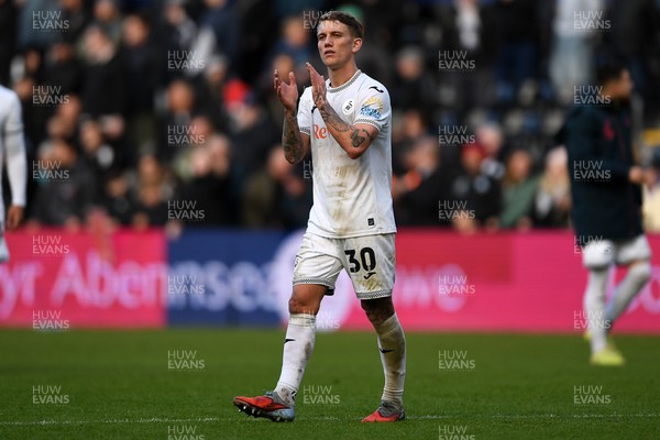 251025 - Swansea City v Norwich City - Sky Bet Championship - Ethan Galbraith of Swansea City at full time