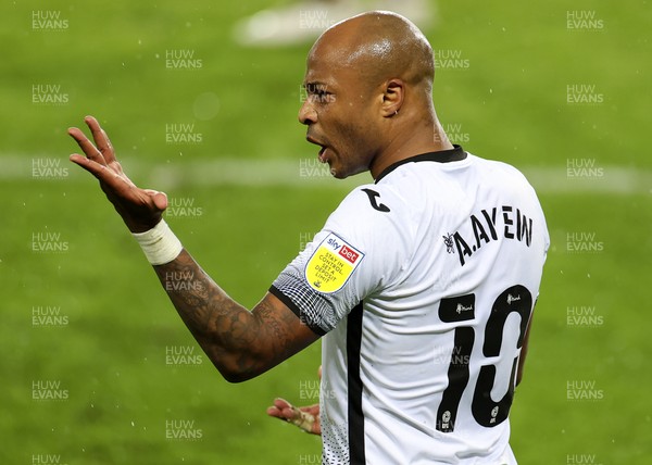 170221 - Swansea City v Nottingham Forest - SkyBet Championship - Andre Ayew of Swansea City