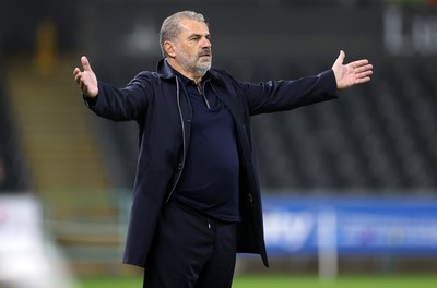 170925 - Swansea City v Nottingham Forest - Carabao Cup - Ange Postecoglou, Nottingham Forest Manager