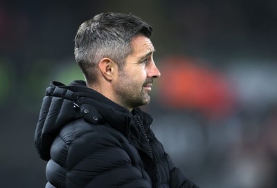 170925 - Swansea City v Nottingham Forest - Carabao Cup - Swansea City Manager Alan Sheehan 