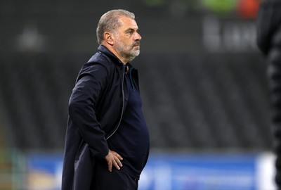 170925 - Swansea City v Nottingham Forest - Carabao Cup - Ange Postecoglou, Nottingham Forest Manager