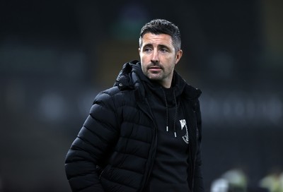 170925 - Swansea City v Nottingham Forest - Carabao Cup - Swansea City Manager Alan Sheehan 