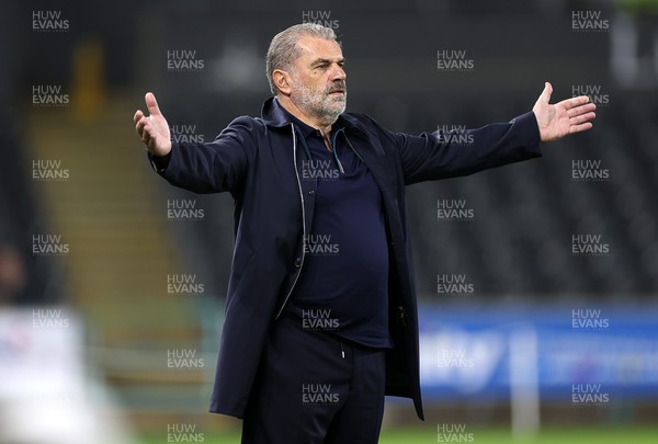 170925 - Swansea City v Nottingham Forest - Carabao Cup - Ange Postecoglou, Nottingham Forest Manager