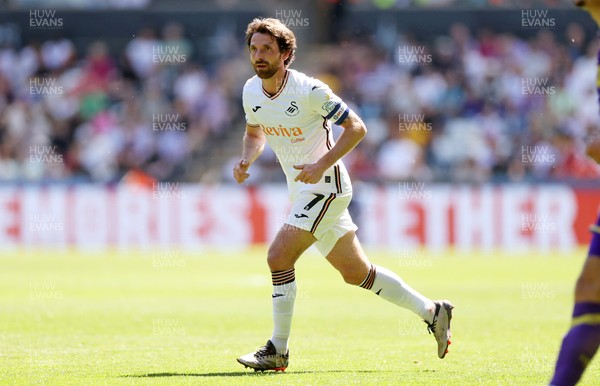 030525 - Swansea City v Oxford United - SkyBet Championship - Joe Allen of Swansea City 