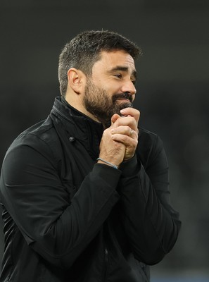 061225 - Swansea City v Oxford United, EFL Sky Bet Championship - Swansea City head coach Vitor Matos reacts during the match