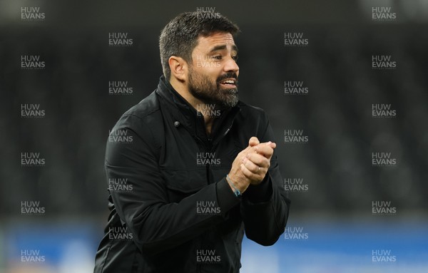 061225 - Swansea City v Oxford United, EFL Sky Bet Championship - Swansea City head coach Vitor Matos reacts during the match
