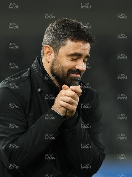061225 - Swansea City v Oxford United, EFL Sky Bet Championship - Swansea City head coach Vitor Matos reacts during the match