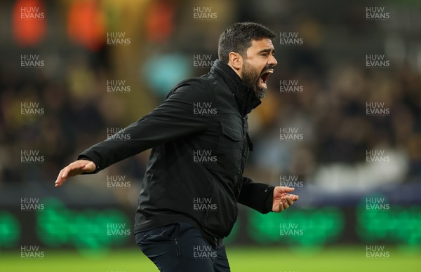 061225 - Swansea City v Oxford United, EFL Sky Bet Championship - Swansea City head coach Vitor Matos reacts during the match