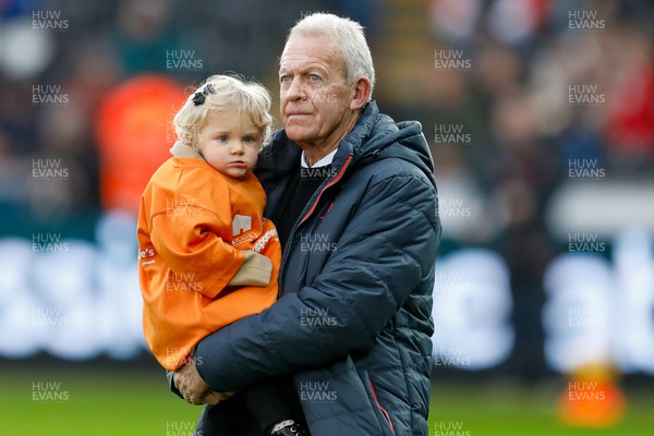 030224 - Swansea City v Plymouth Argyle - Sky Bet Championship - Swansea City Legend Alan Curtis before todays game
