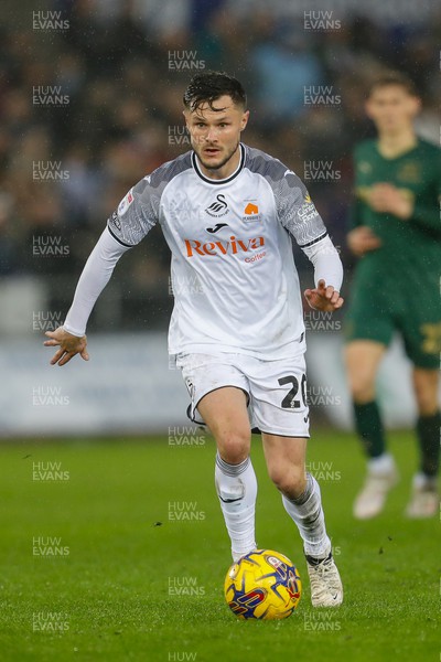 030224 - Swansea City v Plymouth Argyle - Sky Bet Championship - Liam Cullen of Swansea City