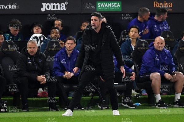 090425 - Swansea City v Plymouth Argyle - Sky Bet Championship - Alan Sheehan, Swansea City Manager