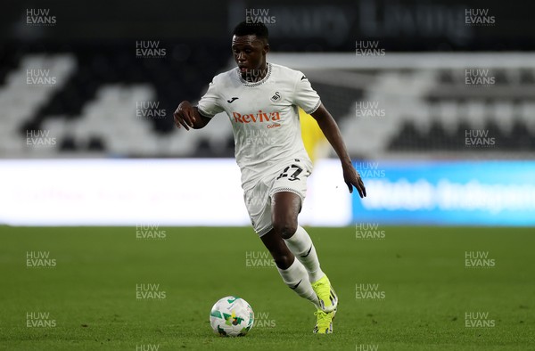 260825 - Swansea City v Plymouth Argyle - Carabao Cup - Zeidane Inoussa of Swansea City 