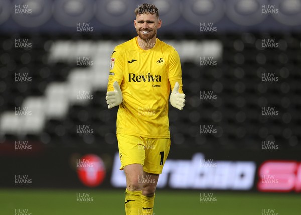 260825 - Swansea City v Plymouth Argyle - Carabao Cup - Andy Fisher of Swansea City 