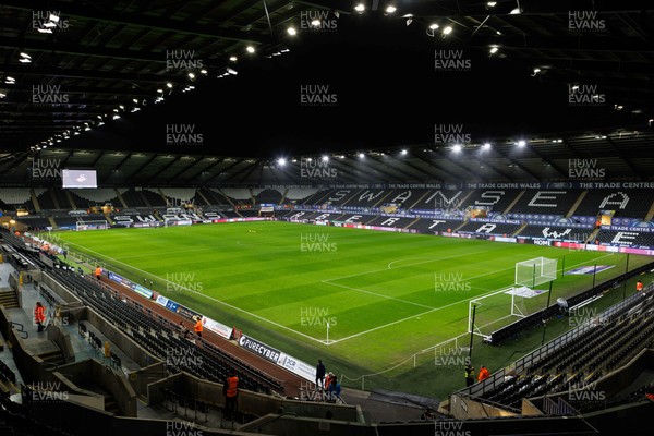 091225 - Swansea City v Portsmouth - Sky Bet Championship - General view inside swanseacom before the match