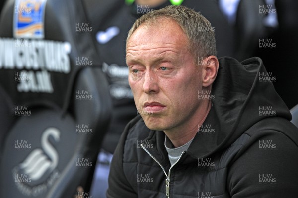 170819 - Swansea City v Preston North End, Sky Bet Championship - Swansea City Manager Steve Cooper before the match