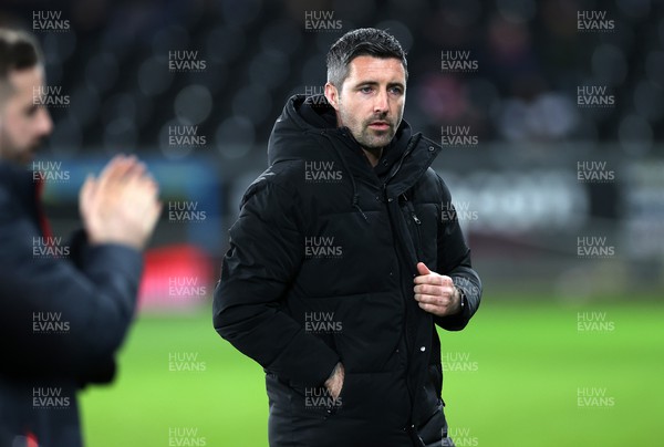 221223 - Swansea City v Preston North End - SkyBet Championship - Swansea City Care Taker Manager Alan Sheehan 