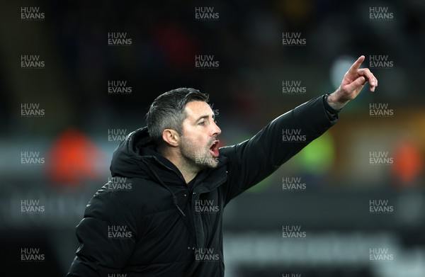 221223 - Swansea City v Preston North End - SkyBet Championship - Swansea City Care Taker Manager Alan Sheehan 