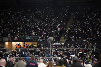 240226 - Swansea City v Preston North End - Sky Bet Championship - Snoop Dogg walks around the pitch before the game