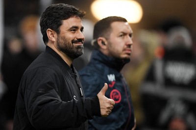 240226 - Swansea City v Preston North End - Sky Bet Championship - Vitor Matos, Swansea Head Coach