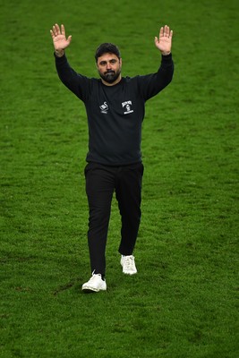 240226 - Swansea City v Preston North End - Sky Bet Championship - Vitor Matos, Swansea Head Coach at full time