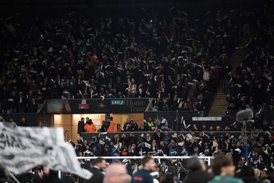 240226 - Swansea City v Preston North End - Sky Bet Championship - Snoop Dogg walks around the pitch before the game