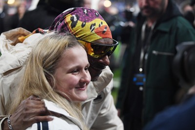 240226 - Swansea City v Preston North End - Sky Bet Championship - Snoop Dogg walks around the pitch before the game