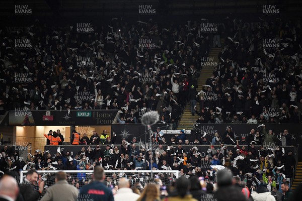 240226 - Swansea City v Preston North End - Sky Bet Championship - Snoop Dogg walks around the pitch before the game