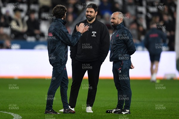 240226 - Swansea City v Preston North End - Sky Bet Championship - Vitor Matos, Swansea Head Coach