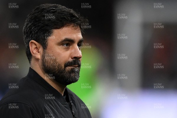 240226 - Swansea City v Preston North End - Sky Bet Championship - Vitor Matos, Swansea Head Coach