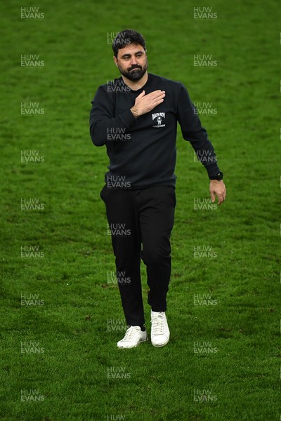 240226 - Swansea City v Preston North End - Sky Bet Championship - Vitor Matos, Swansea Head Coach at full time