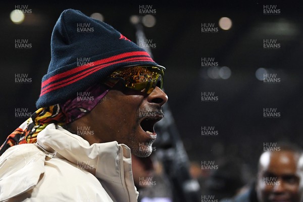 240226 - Swansea City v Preston North End - Sky Bet Championship - Snoop Dogg walks around the pitch before the game