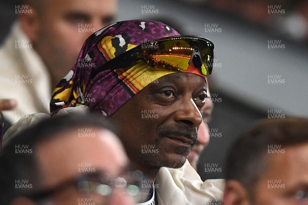 240226 - Swansea City v Preston North End - Sky Bet Championship - Snoop Dogg watches the game