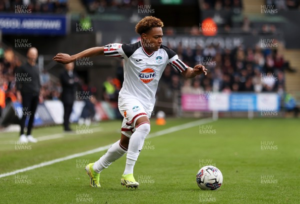 010424 - Swansea City v Queens Park Rangers - SkyBet Championship - Aimar Govea of Swansea on his debut