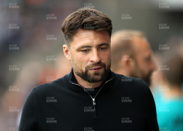 030922 - Swansea City v Queens Park Rangers - SkyBet Championship - Swansea City Manager Russell Martin
