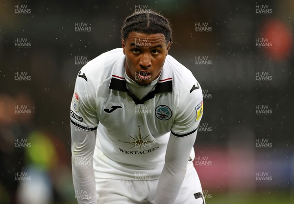 030922 - Swansea City v Queens Park Rangers - SkyBet Championship - Armstrong Okoflex of Swansea City 